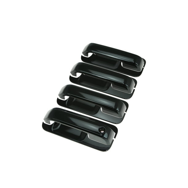 WITHOUT Smart Keyholes /& WITHOUT Passenger Keyhole A-PADS 2 Chrome Door Handle Covers for Ford F150 2015 2016 2017